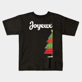 Joyeux Noël Matching French Christmas Sweaters Kids T-Shirt